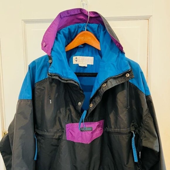 Vintage Columbia Sportswear Men's XL Hooded Parka Pullover Jacket - Picture 9 of 16
